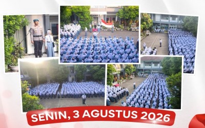 Upacara bendera hari senin